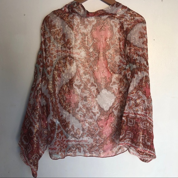 🎉HP🎉 Free People Fleur De Lis kimono NWT - Picture 4 of 8